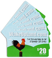 WakeUpLand Gift Cards